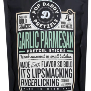 KHRM00296661 7.5 oz Garlic & Parmesan Seasoned Pretzels