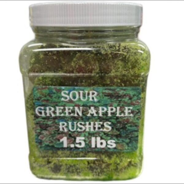 1.5 lbs. Sour green apple rushes